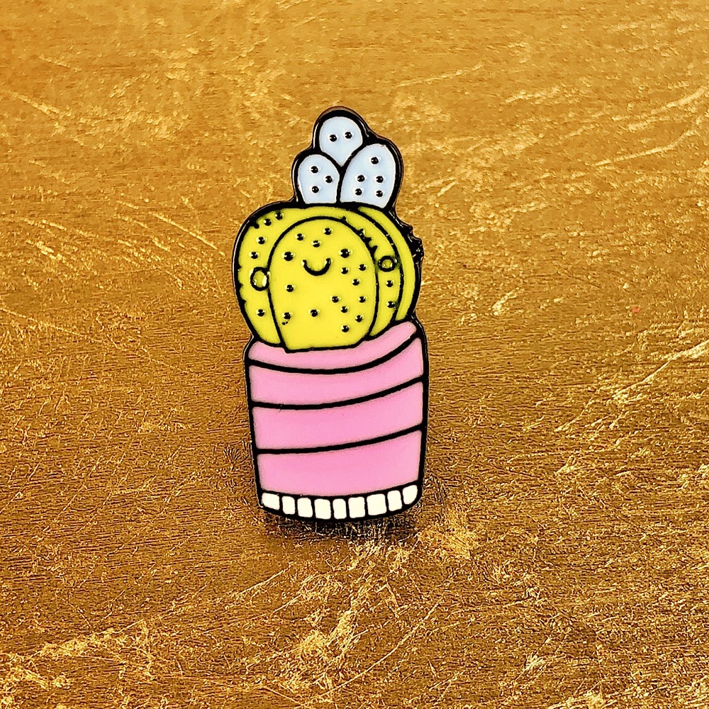 5/$30! 
Happy House Plant Enamel Pin